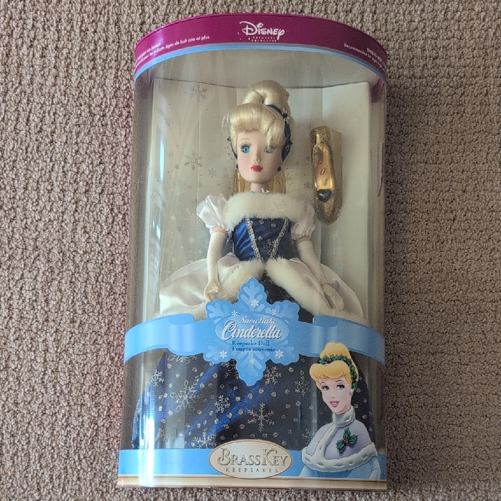NIB Disney Cinderella Doll in Blue and White Gown